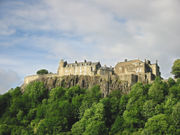 Stirling Castle has stood for centuries atop a volcanic crag defending the lowest ford of the River Forth. The fortification underwent numerous sieges.