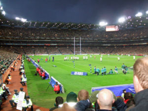 Ireland playing at Croke Park.