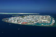 Malé, the capital of the Maldives.