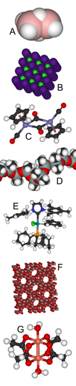 Inorganic compounds show rich variety: A: Diborane features unusual bonding B: Caesium chloride has an archetypal crystal structure C: Fp2 is an organometallic complex D: Silicone's uses range from breast implants to Silly Putty E: Grubbs' catalyst won the 2005 Nobel Prize for its discoverer F: Zeolites find extensive use as molecular sieves G: Copper(II) acetate surprised theoreticians with its diamagnetism