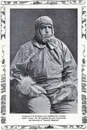 Ernest Shackleton in a publicity photo taken before the 1907&ndash;09 Nimrod Antarctic expedition