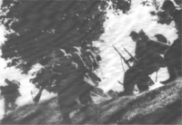 Polish infantry in attack (Battle of Bzura)