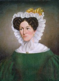 An early portrait (ca. 1834&ndash;36) attributed to Paul Kane, showing Mrs. Eliza Clarke Cory Clench.