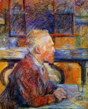 Vincent van Gogh, pastel drawing by Henri de Toulouse-Lautrec, 1887.