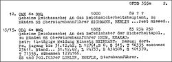 The Nazis methodically tracked the progress of the Holocaust in thousands of reports and documents. Pictured is the Höfle Telegram sent to Adolf Eichmann in January, 1943, that reported that 1,274,166 Jews had been killed in the four Aktion Reinhard camps during 1942.