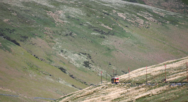Image:Snaefell with Snaefell Mountain Railway.jpg