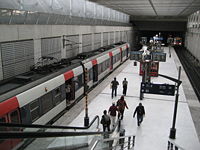 RER B station of A&eacute;roport Charles de Gaulle 2.