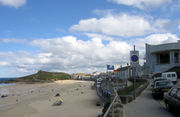 Tate St Ives (on right), opened 1993, overlooks Porthmeor Beach