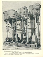 1890s-vintage triple-expansion marine engine that powered the SS Christopher Columbus