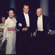 U.S. President Richard Nixon and the Duke and Duchess of Windsor in 1970