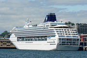Almost two hundred cruise ship visits brought an estimated 750,000 passengers to Seattle in 2007.