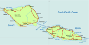 Map of Samoa