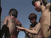 Yanomani indigenous people; shot from the film Yanomamo: A Multidisciplinary Study