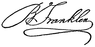 Image:Signature of Benjamin Franklin (from Nordisk familjebok).png