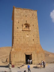 Eggelin Tomb Tower in Palmyra.