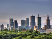 Financial centre of Warsaw, Poland's capital and largest city