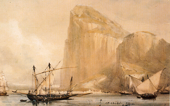 Image:Rock of Gibraltar 1810.jpg