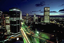 Bogotá at night