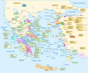 Greece according to the Iliad.