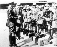 Members of the Epp Freikorp of Franz Ritter von Epp which participated in the battles against Communists in Munich and other parts of Bavaria.