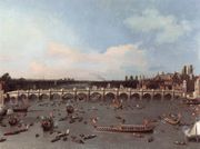 The first Westminster Bridge as painted by Canaletto in 1746.