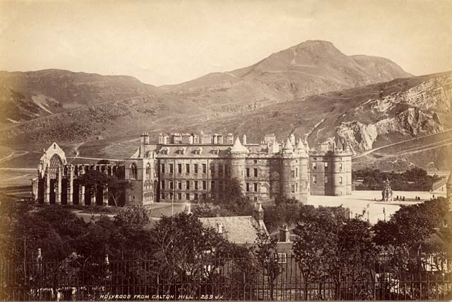 Image:Holyrood from Calton Hill by James Valentine. 1878 or earlier..jpg