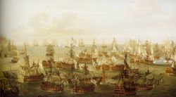Trafalgar Battle, situation at 17h