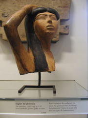 Rare terracotta image of Isis lamenting the loss of Osiris - eighteenth dynasty - Mus&eacute;e du Louvre, Paris