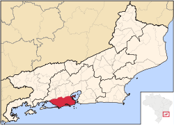 Location in the State of Rio de Janeiro