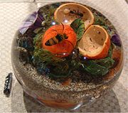 Paperweight with items inside the glass, Corning Museum of Glass