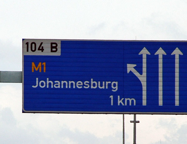 Image:M1 Johannesburg Highway Sign.JPG