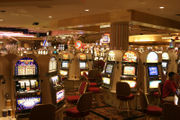 Interior of the Circus Circus casino. A major part of the city economy is based on tourism, including gambling.