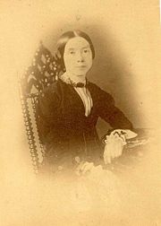 Supposedly one of only two known daguerreotypes of Emily Dickinson. Made in the 1850s and discovered in 2000 on eBay by Philip F. Gura, its authenticity is questioned.