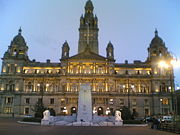 Glasgow City Chambers viewed from George Square