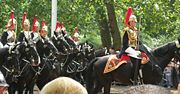 The Trooping the Colour held in 2006 to mark the Queen's 80th birthday. It is held every year as a military parade performed by regiments of the Commonwealth and the British Army.
