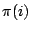 $\pi (i)$