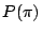 $P(\pi)$